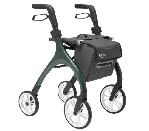 MultiMotion Curve rollator - Groen (linker voorzijde)