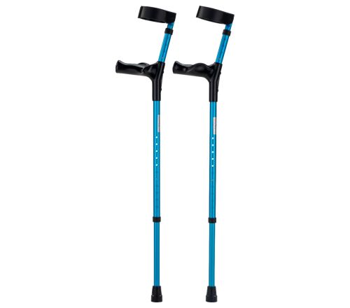 MultiMotion anatomische elleboogkrukken - Blauw