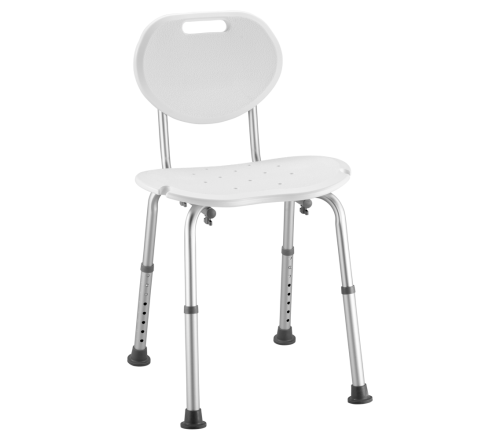 MultiMotion douchestoel ovaal - Wit