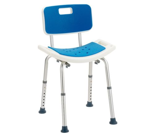 Douchestoel anti-slip met douchekophouders