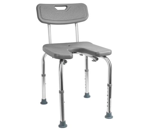 MultiMotion douchestoel met hygiënische uitsparing