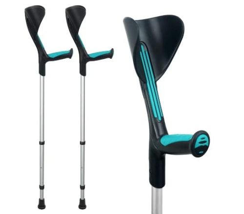 Herdegen elleboogkrukken Advance - Turquoise