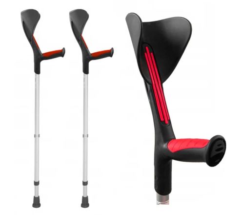 Herdegen elleboogkrukken Advance - Rood