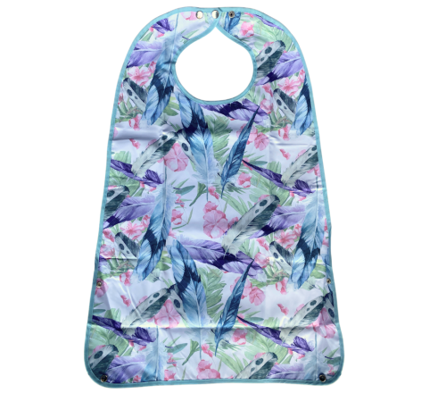 MultiMotion wasbare slab met print - Veren