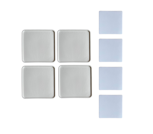 MultiMotion antislip bodems en schuimplaatjes - Wit