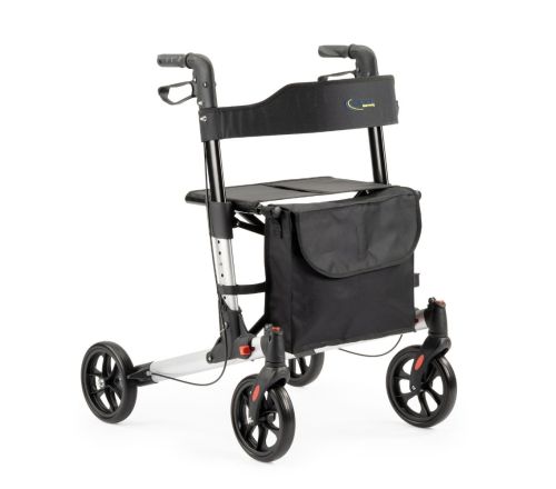 Multimotion Double rollator zilver voorzijde
