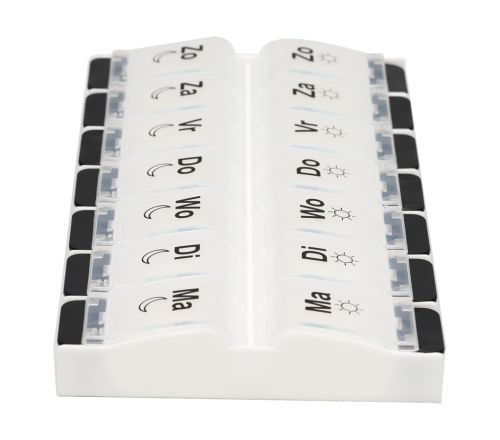 MultiMotion Pillendoosje ruim 7-daags (vanaf de zijkant)