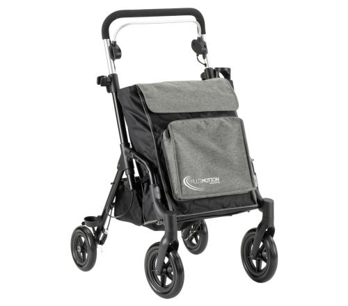 MultiMotion Shopper rollator grijs - voorzijde