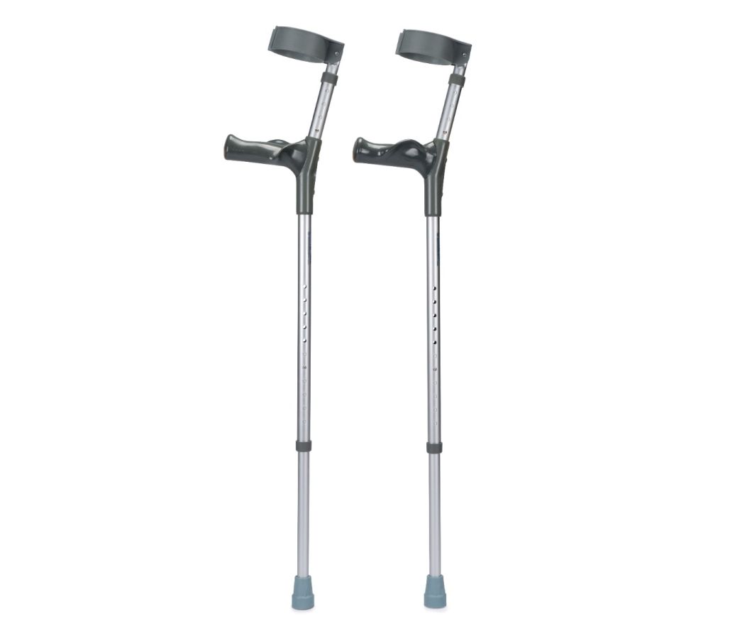 MultiMotion anatomische elleboogkrukken - Grijs