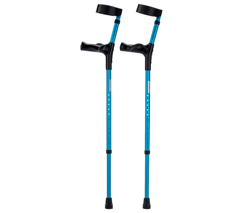 MultiMotion anatomische elleboogkrukken - Blauw