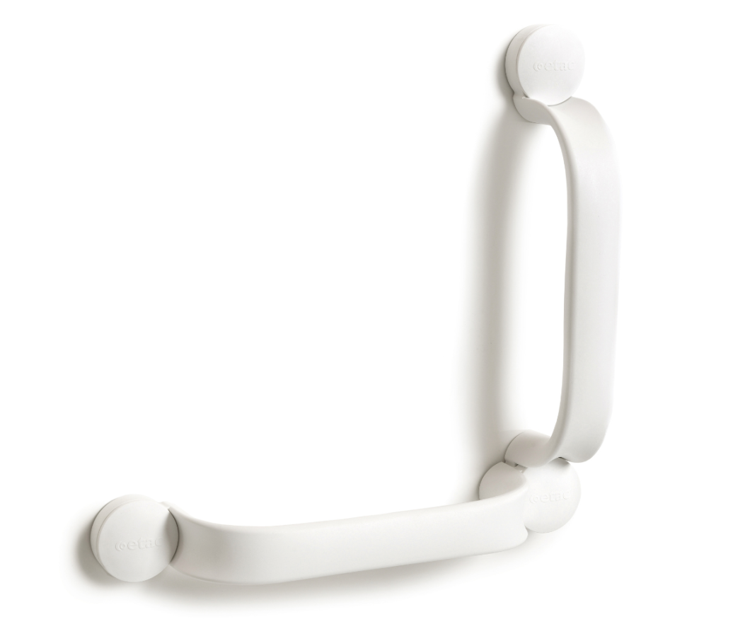 Etac Flex wandbeugel 60 cm - Wit (in L vorm geplaatst)