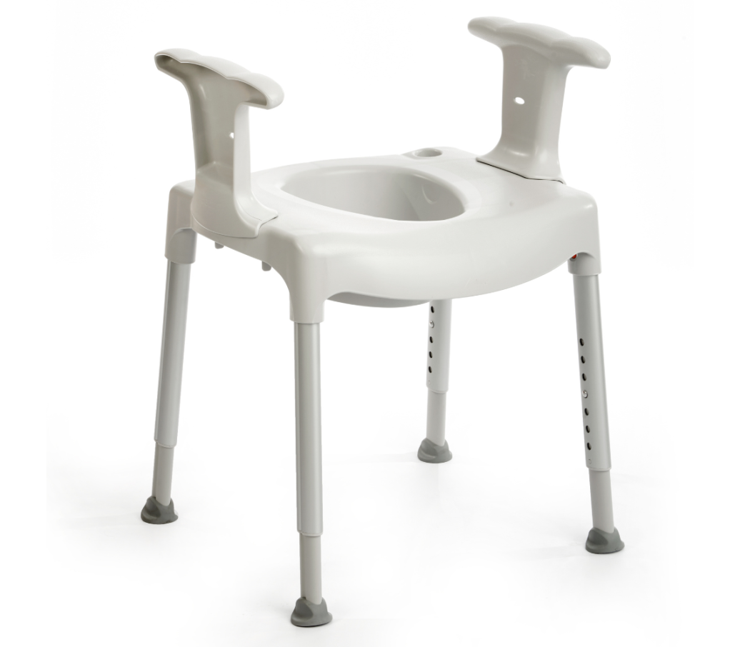 Etac Swift vrijstaande toiletverhoger (voorzijde)