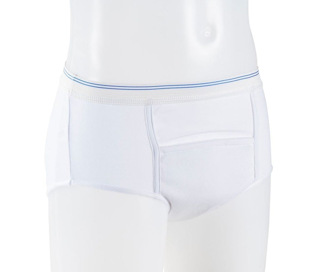 MultiMotion Heren incontinentie ondergoed - Wit (voorzijde)