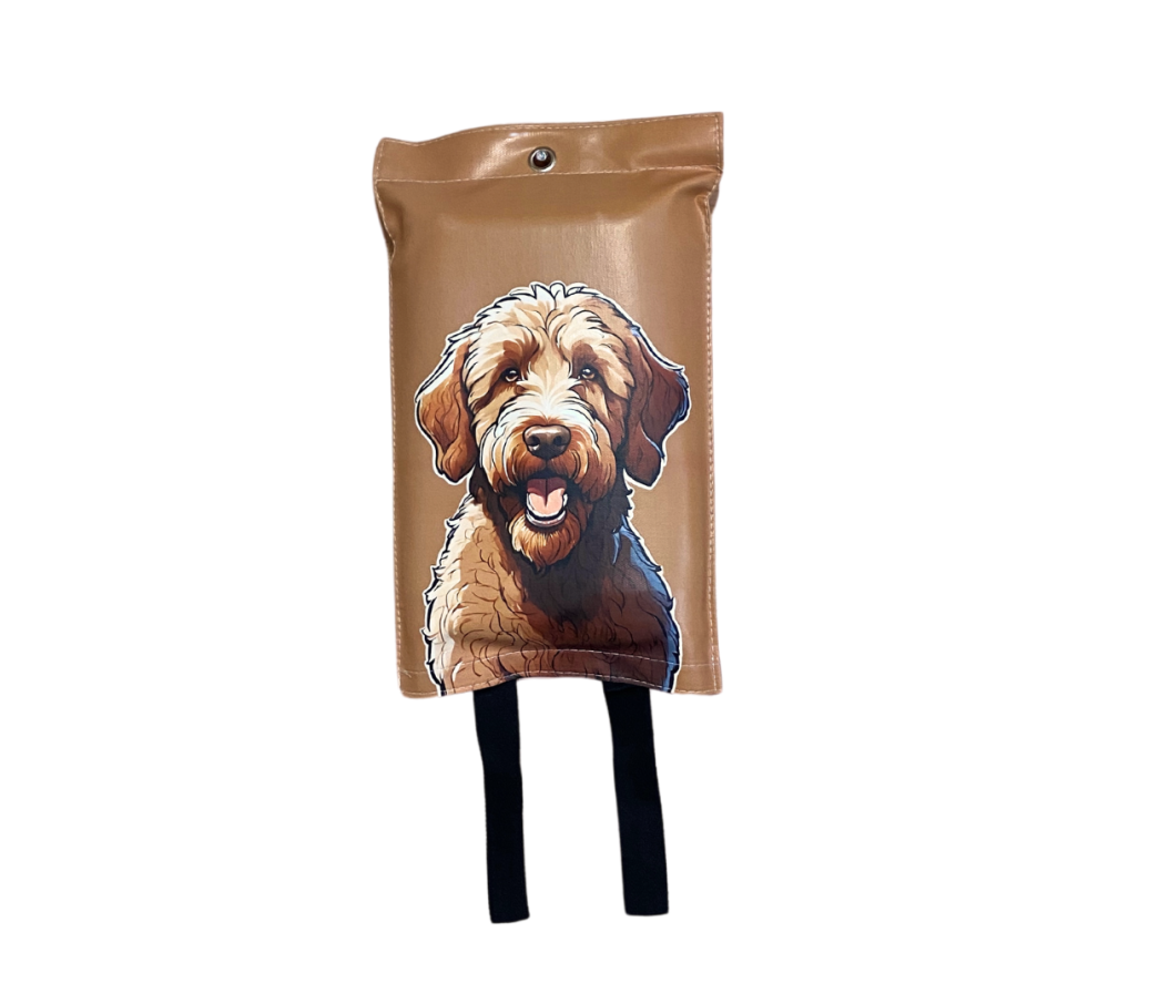 MultiMotion blusdeken - Labradoodle print