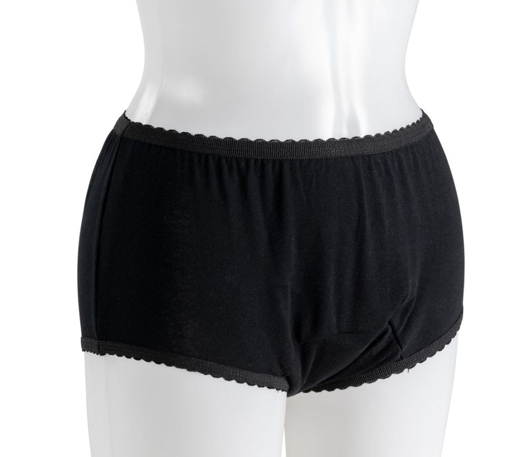 MultiMotion Dames incontinentie ondergoed - Zwart (voorzijde)