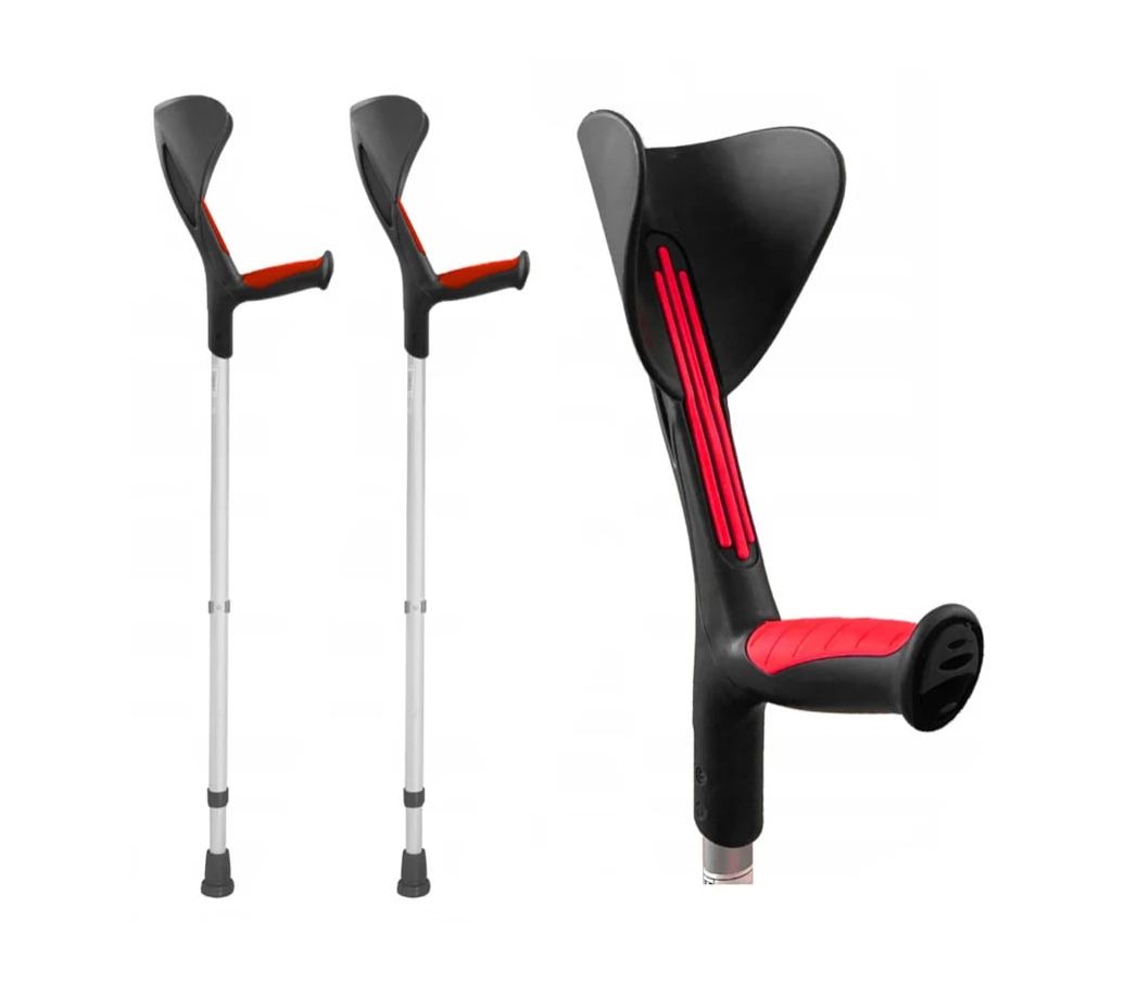 Herdegen elleboogkrukken Advance - Rood