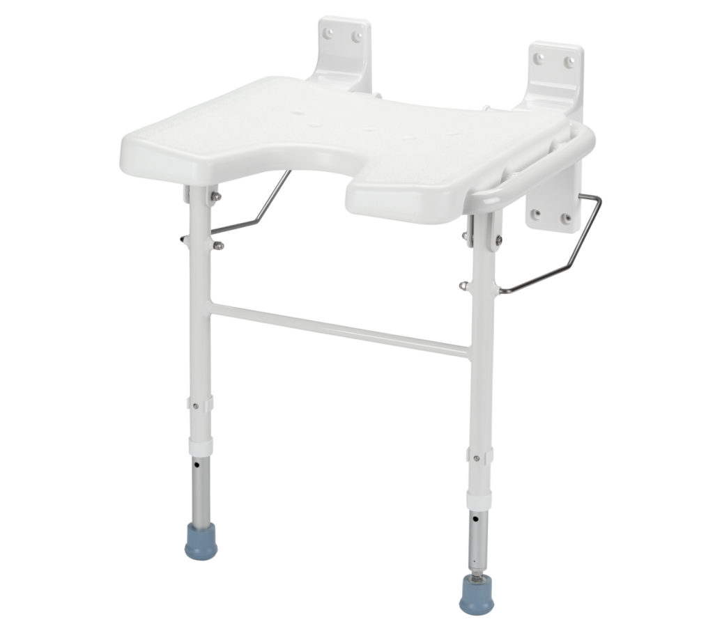 MultiMotion opklapbaar douchezitje met steunpoten