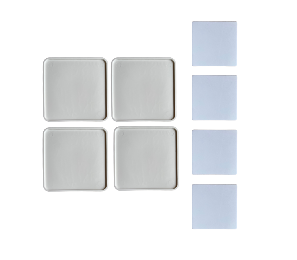 MultiMotion antislip bodems en schuimplaatjes - Wit