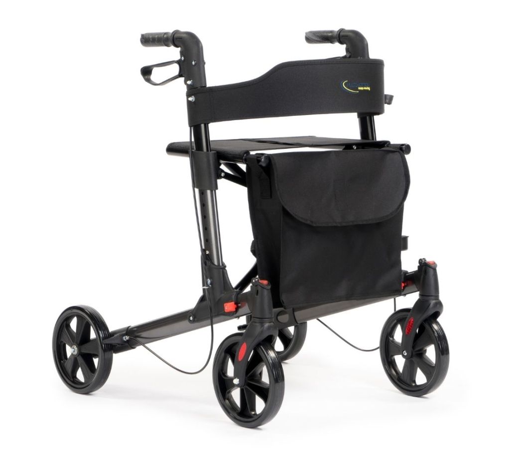 Multimotion Double rollator antraciet voorzijde
