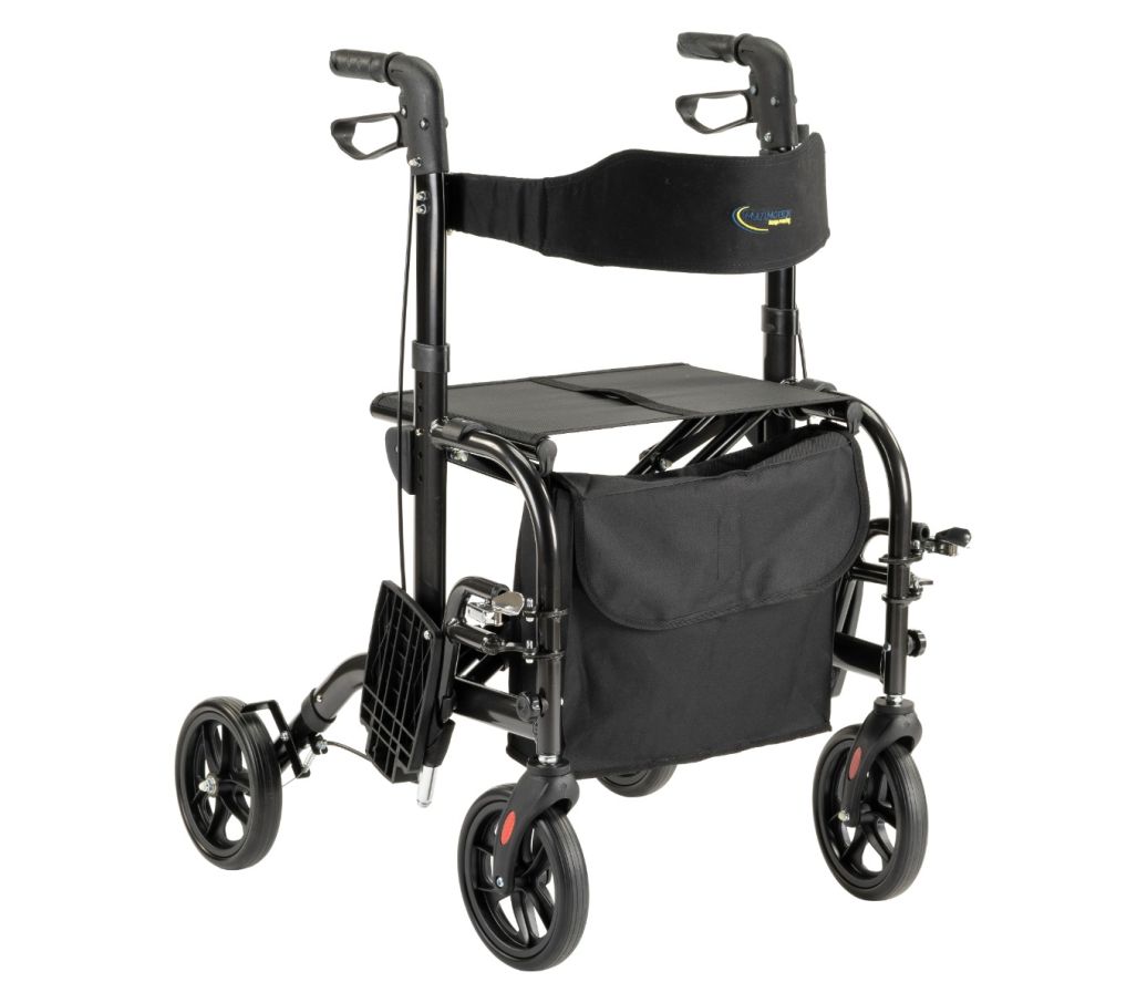 MultiMotion Duo in de rollator stand - voorzijde MultiMotion Duo in de rollator stand - voorzijde