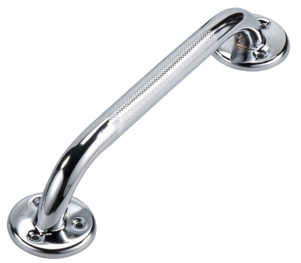 Wandbeugel staal chrome - 30 cm