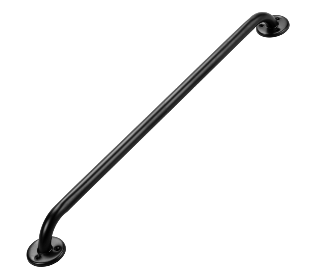 Wandbeugel mat zwart - 80 cm