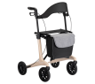 MultiMotion Carbon rollator - Beige - M (vooraanzicht)