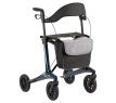 MultiMotion Carbon rollator blauw - voorzijde MultiMotion Carbon rollator blauw - voorzijde