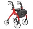 MultiMotion Curve rollator - Rood (linker voorzijde)