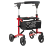 MultiMotion Trollimaster RA60 Rollator STANDARD rood - voorzijde