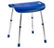 MultiMotion design douchekruk - Blauw (ingezoomd op de zitting)