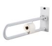 MultiMotion toiletbeugel opklapbaar wit - 76 cm met toiletrolhouder